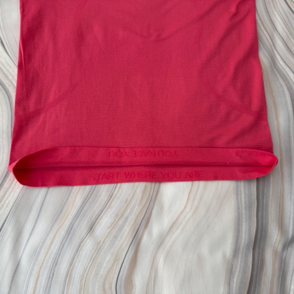 Lululemon Swiftly Tech Long-Sleeve Shirt 2.0 *Race Length Coral Pink Size 6 $78 - Picture 12 of 15